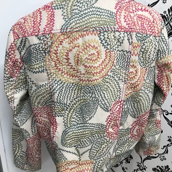 NWT Christopher & Banks stylish zip front jacket Size Large - Picture 3 of 4